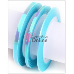 Banda decor pentru unghii  Blue Mermaid de 2mm
